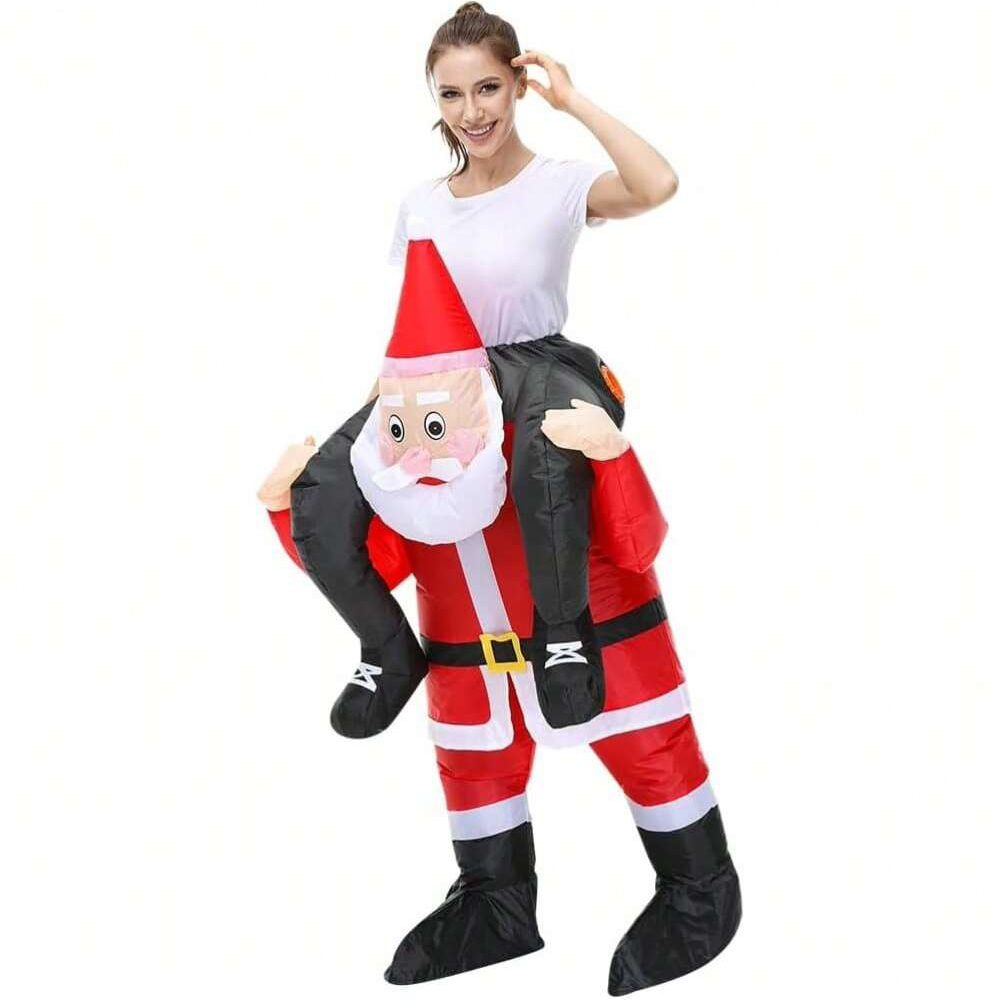 Opblaasbaar kerstmanpak om op  - Suits recensie en prijs