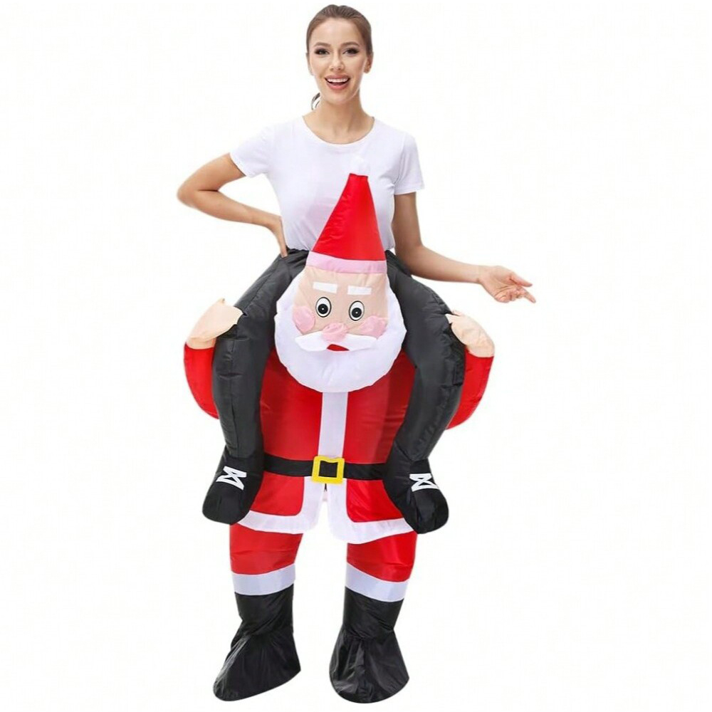 Opblaasbaar kerstmanpak om op  - Suits recensie en prijs