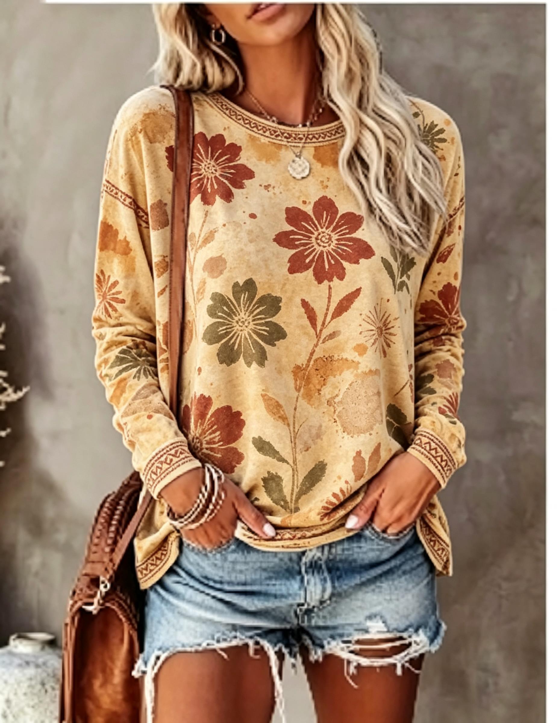 Dames T-shirt met ronde hals e - T-Shirts recensie en prijs