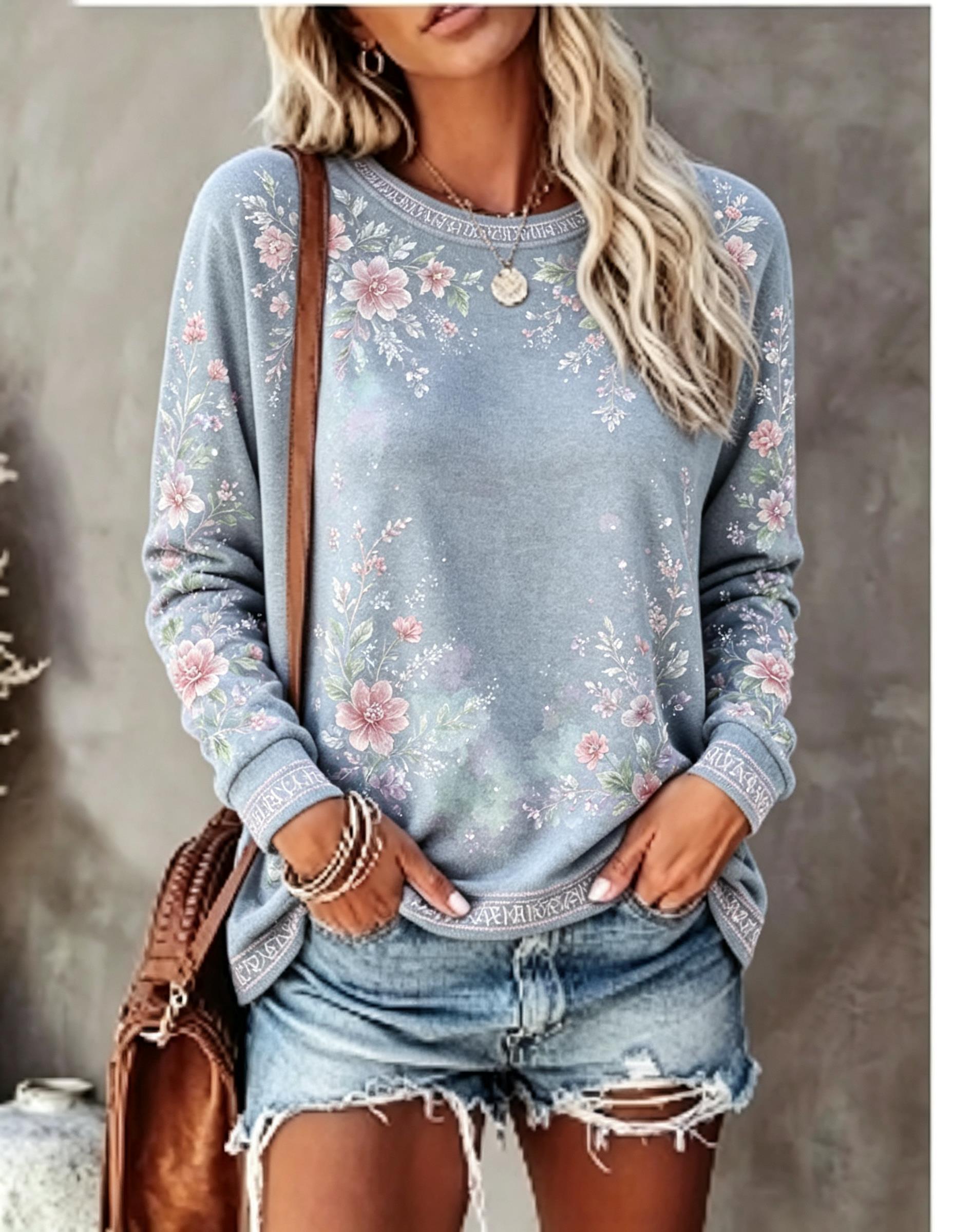 Dames T-shirt met ronde hals e - T-Shirts recensie en prijs