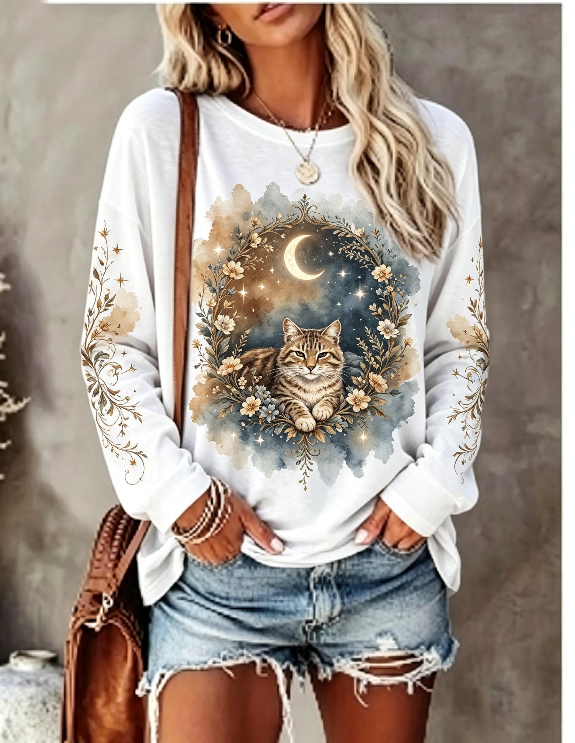 Dames T-shirt met lange mouwen - T-Shirts recensie en prijs