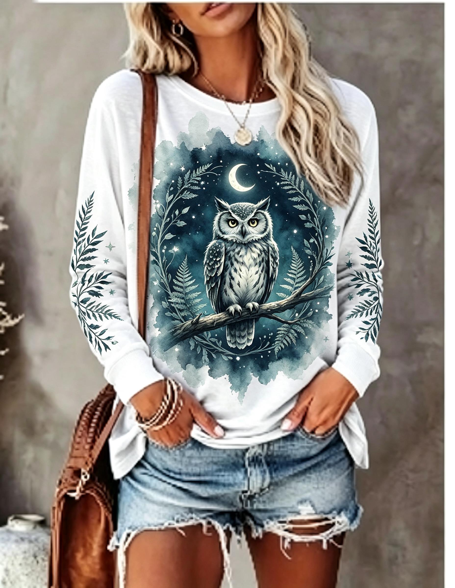 Dames T-shirt met lange mouwen - T-Shirts recensie en prijs